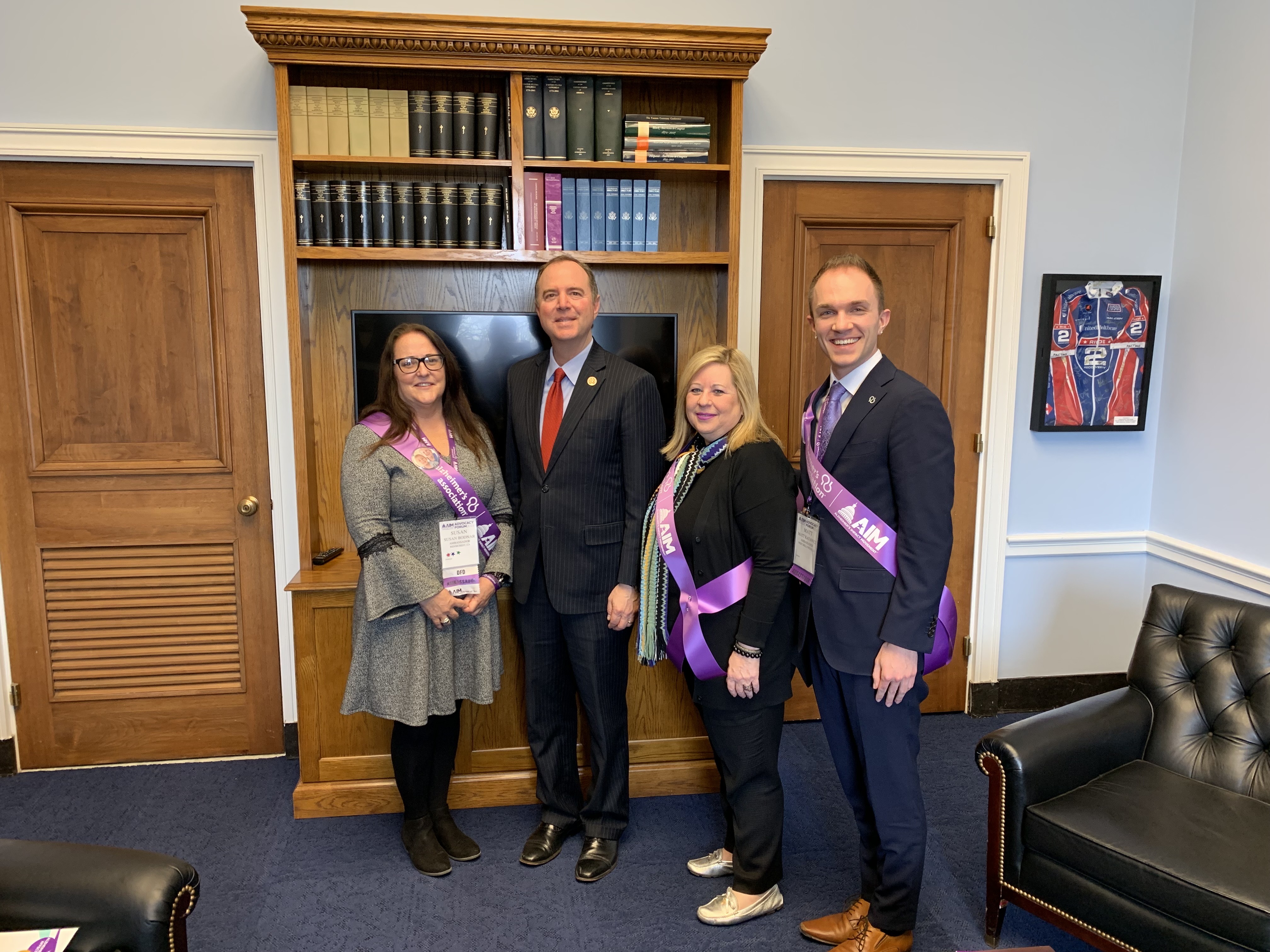 Matt with Rep Schiff