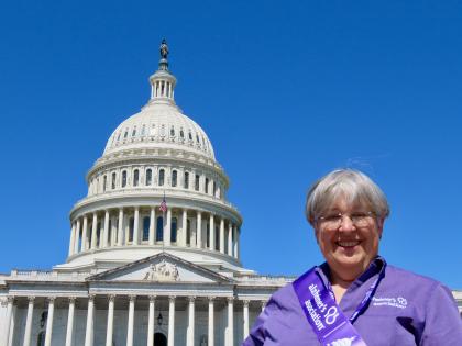 Louise at capitol